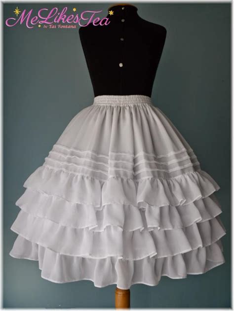 chiffon underskirt